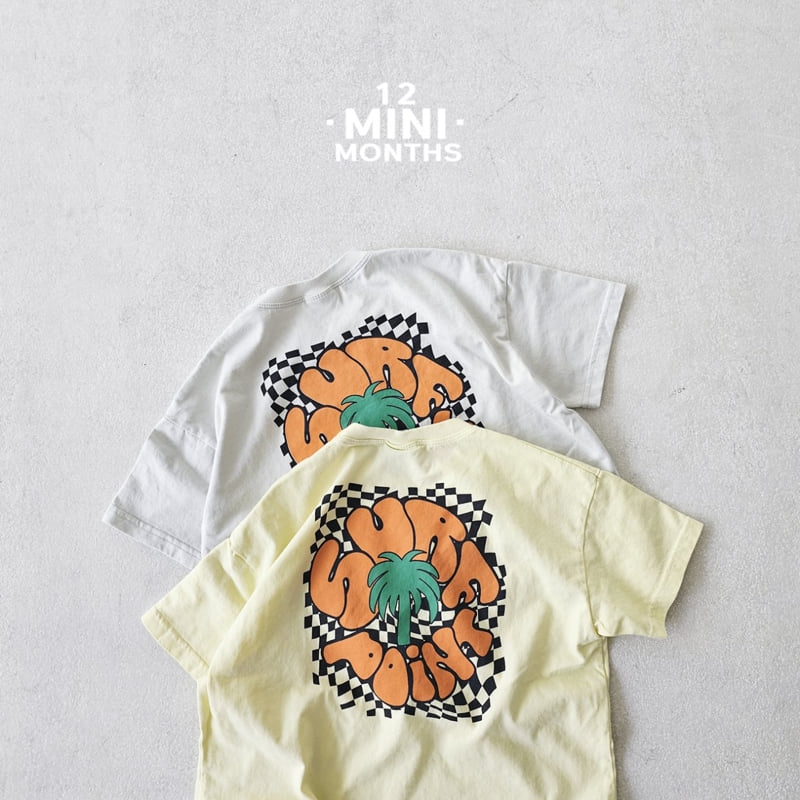 12 Month - Korean Baby Fashion - #onlinebabyboutique - Mini Point Tee - 12