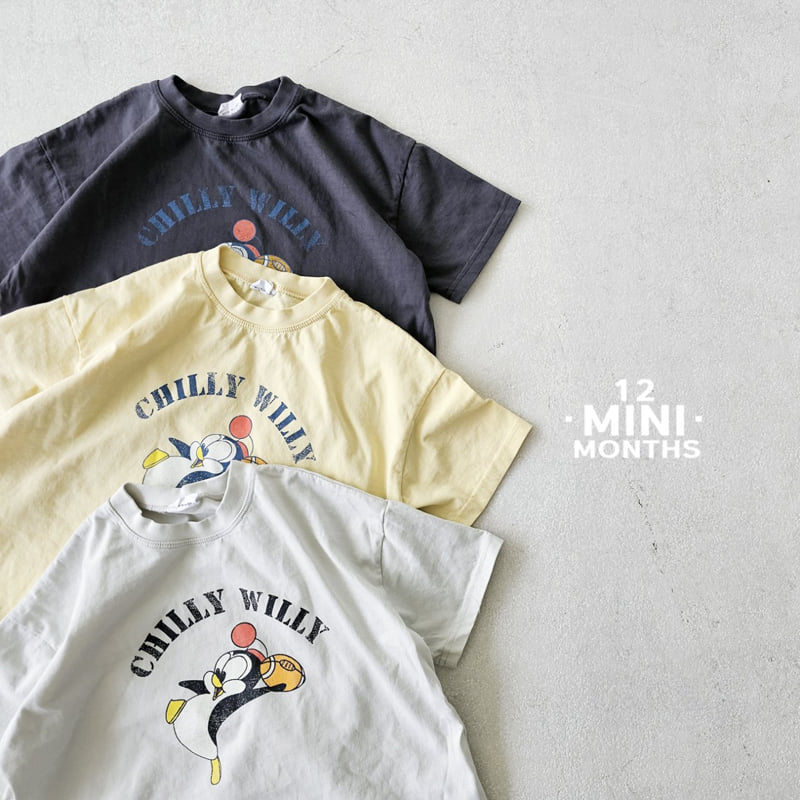 12 Month - Korean Baby Fashion - #onlinebabyboutique - Mini Willy Tee - 9