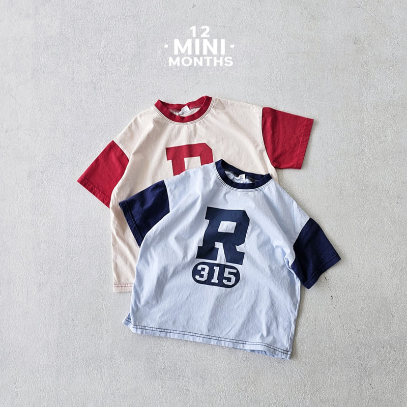 12 Month - Korean Baby Fashion - #onlinebabyboutique - Mini 315 Tee