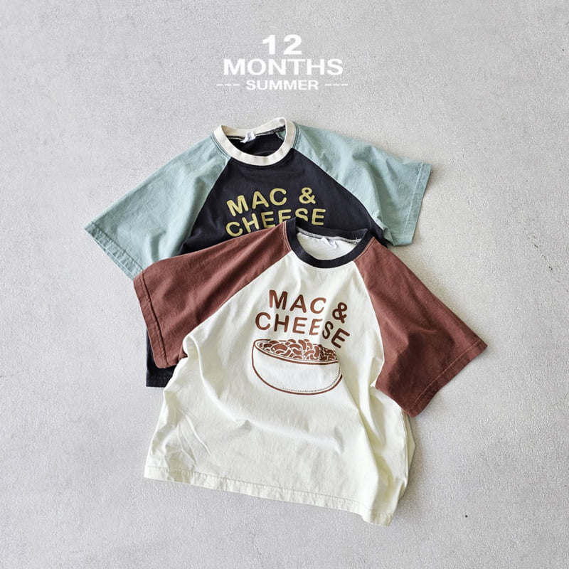 12 Month - Korean Children Fashion - #Kfashion4kids - Mac Cheese Tee