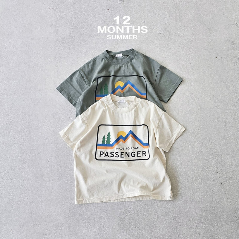 12 Month - Korean Children Fashion - #discoveringself - Pass Tee