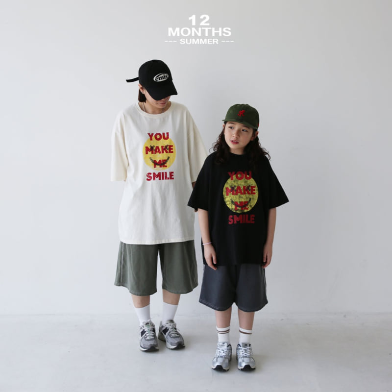 12 Month - Korean Children Fashion - #kidsshorts - Smile Tee - 11
