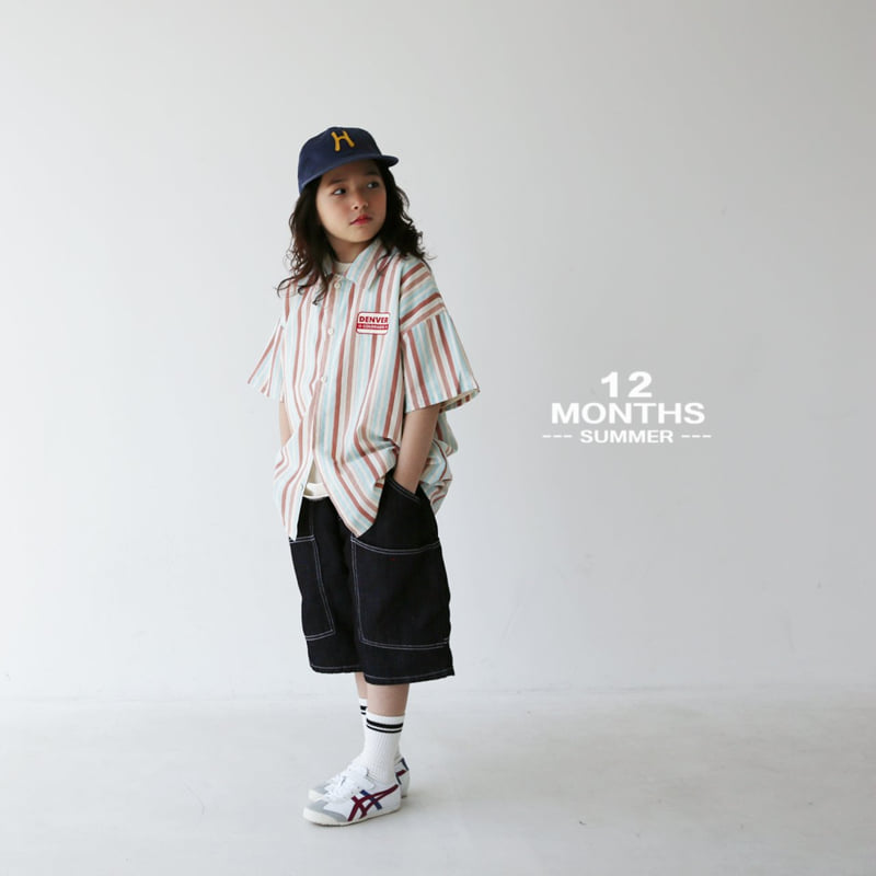 12 Month - Korean Children Fashion - #kidsshorts - Big Pocket Shorts - 12