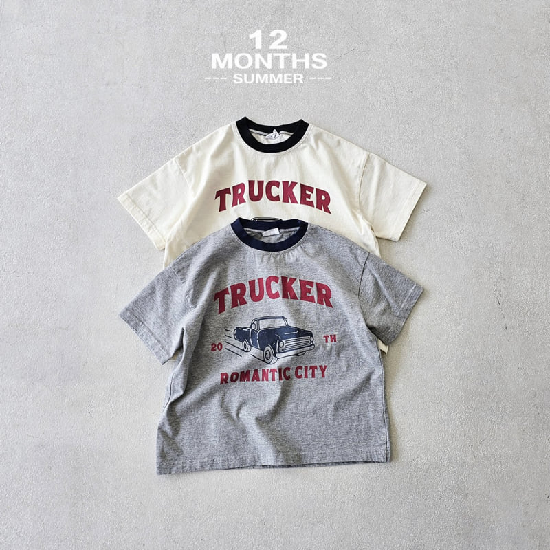 12 Month - Korean Children Fashion - #magicofchildhood - Truck Tee