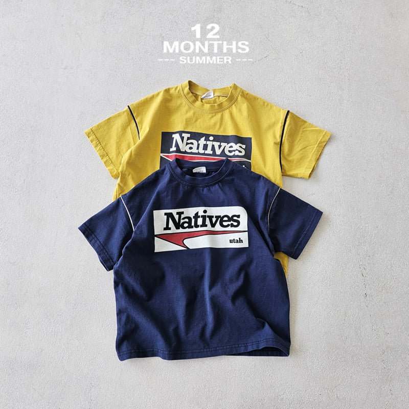 12 Month - Korean Children Fashion - #todddlerfashion - Native Tee