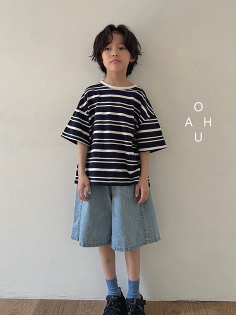 Raw Slub Stripe Tee Raw Slub Stripe Tee