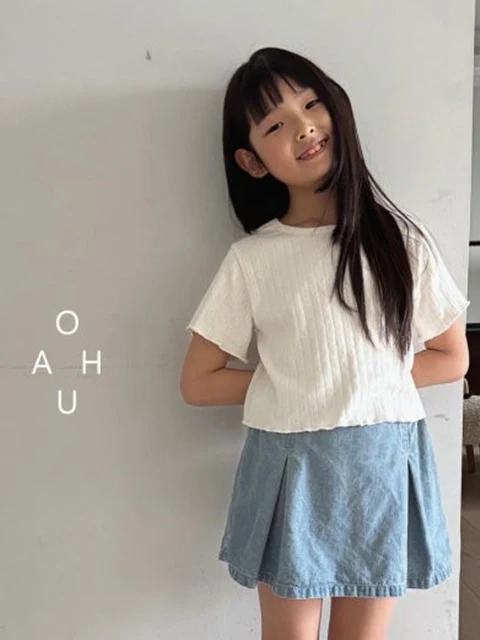 Eyelet Ribbed Tee Eyelet Ribbed Tee