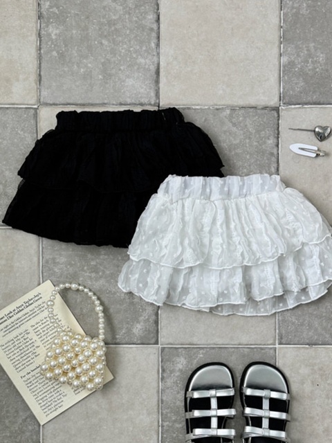 Lace Tiered Skirt