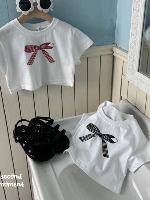Check Ribbon Tee Check Ribbon Tee