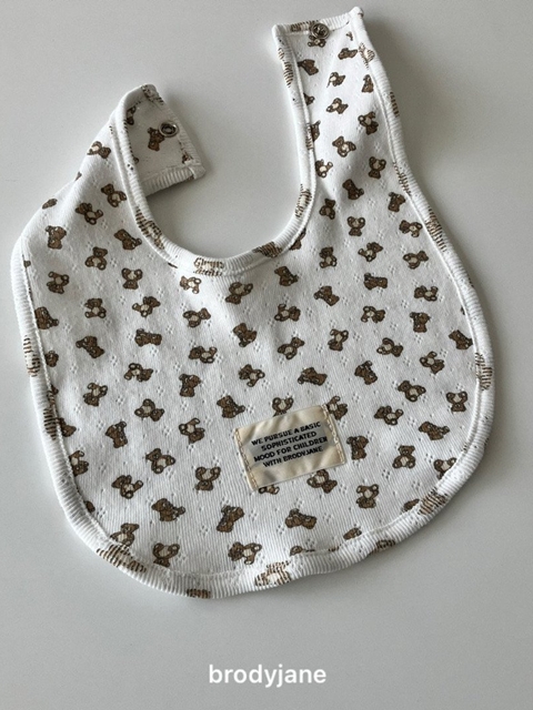 Jacquard Bear Bib Jacquard Bear Bib