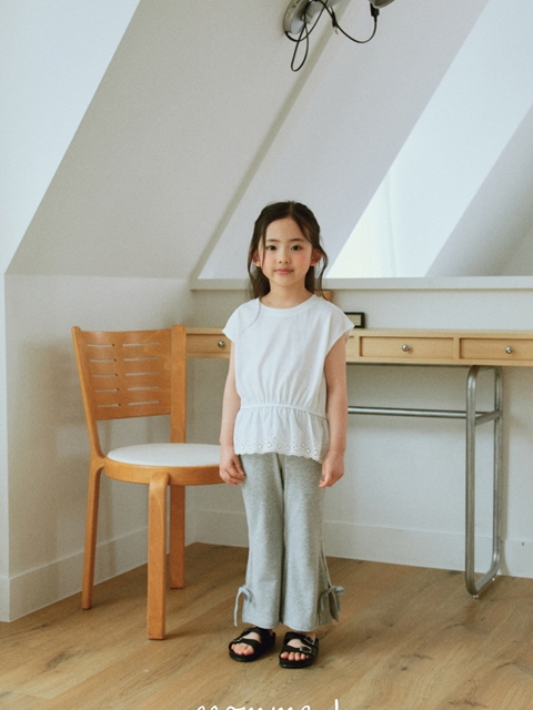 Ribbon Long Slit Bootcut Pants Ribbon Long Slit Bootcut Pants
