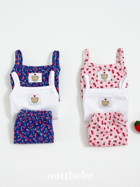 Berry Sleeveless Easywear (set of 3)