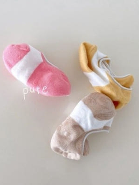 Two-Tone Pure Sock Set