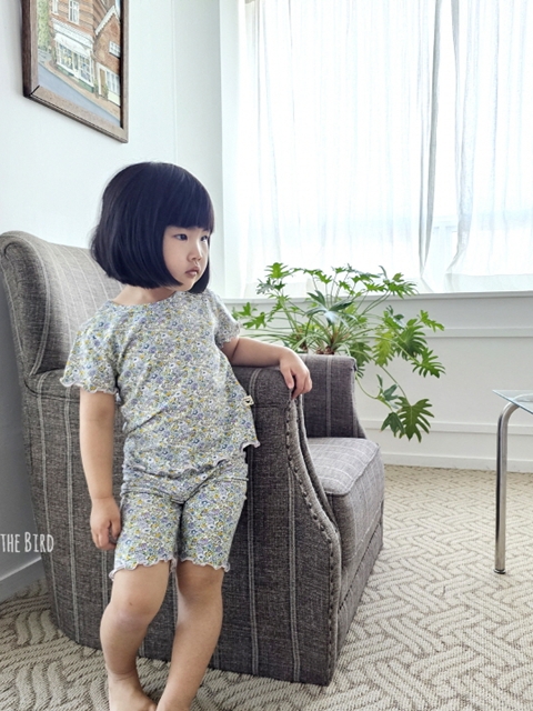 Flower Frill Short Sleeve Easywear