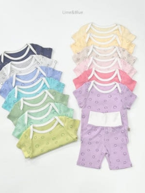 Stone Cotton Mesh Baby Set