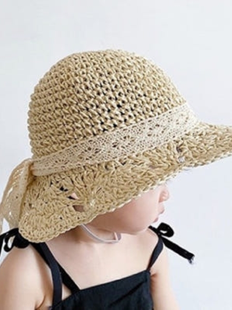 Wave Lace Straw Hat