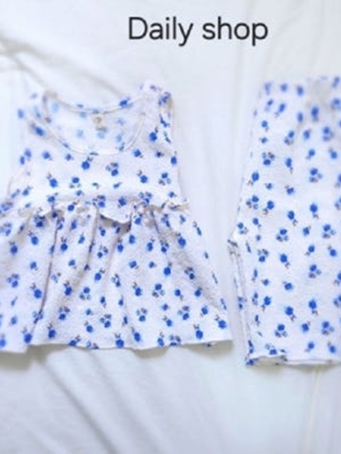Flower Sleeveless Set