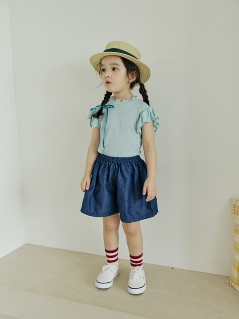 Denim Skirted Pants Denim Skirted Pants