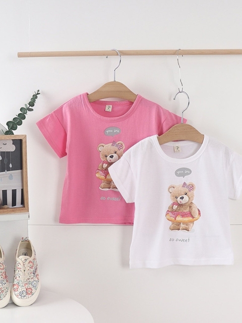 Ribbon Bear Short Sleeve Tee