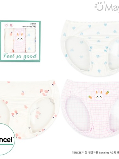 Fresh Rabbit Girls 3-Pack Modal Briefs Fresh Rabbit Girls 3-Pack Modal Briefs