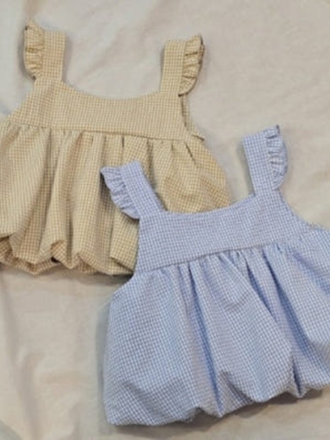 Check Pumpkin Blouse Check Pumpkin Blouse