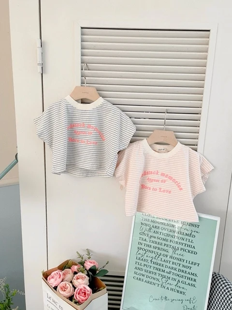 Milk Stripe Tee