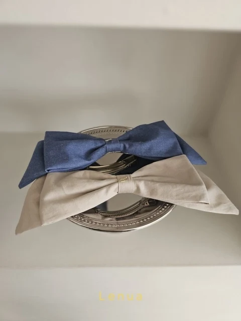 Denim Ribbon Claw Clip Denim Ribbon Claw Clip