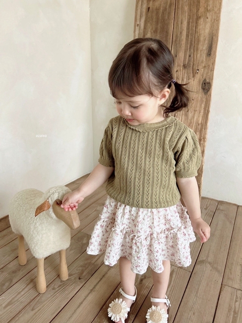 Summer Eyelet Short Sleeve Knit Summer Eyelet Short Sleeve Knit