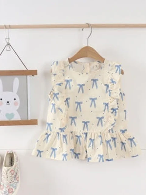 Ribbon Frill Blouse