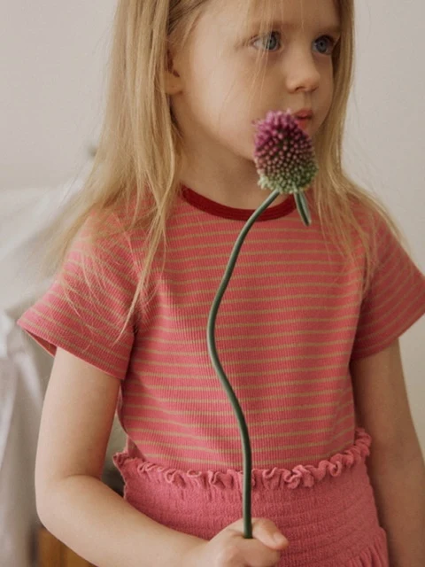 Pink Stripe Tee