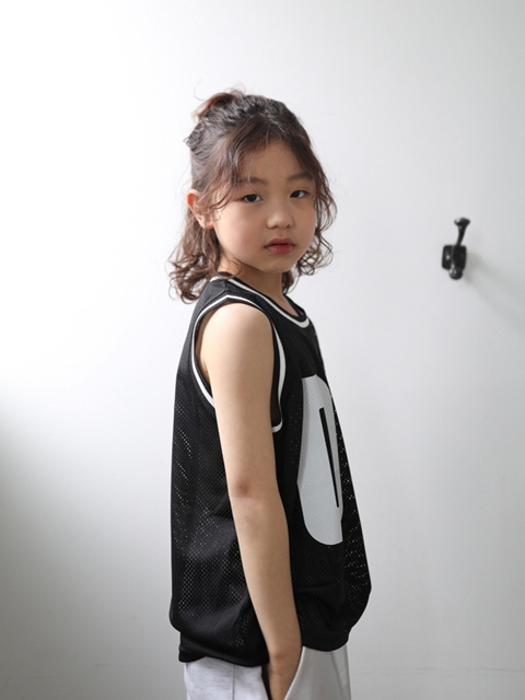 Number Mesh Sleeveless Number Mesh Sleeveless