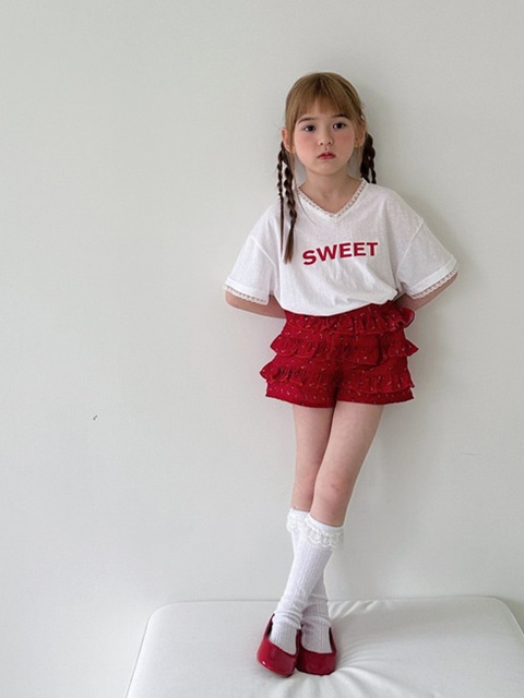 Rose Ruffle Pants
