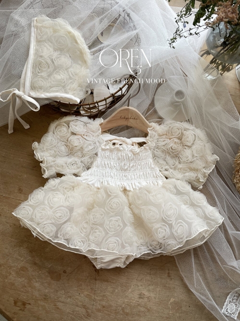Marianne Rose Swimsuit (with Bonnet)