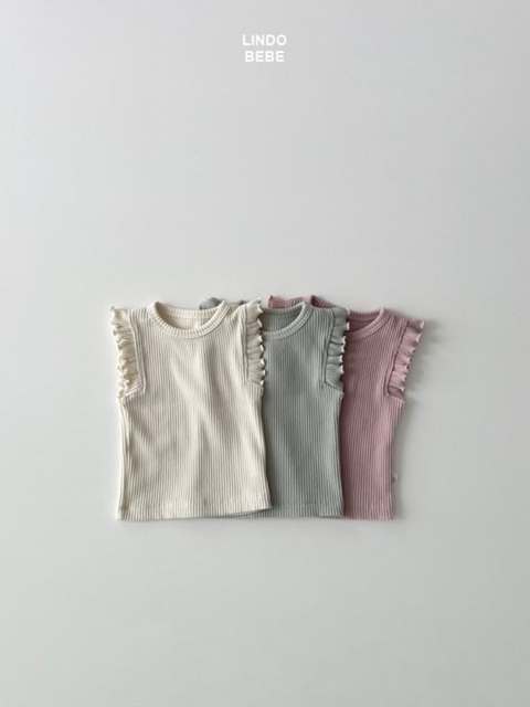 Bebe Ruffle Ribbed Tee