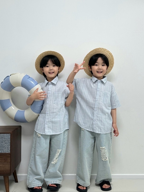 Family Look Sky Shirt (Kids)