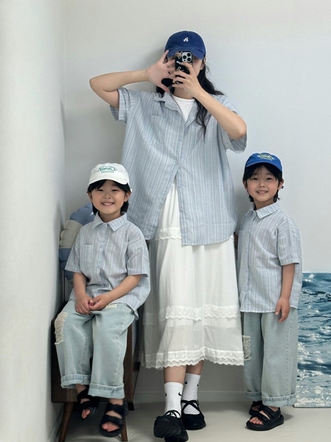 Family Look Sky Lace Skirt (Mom)