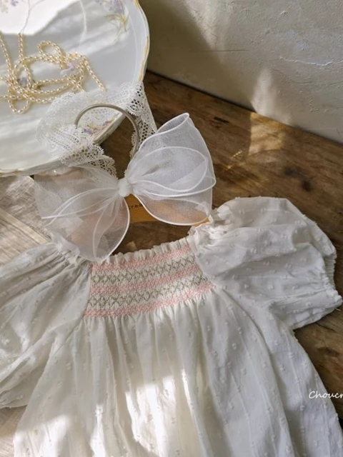 Emma Smocked Suit