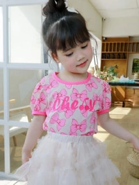 Ribbon Tee (Pink)