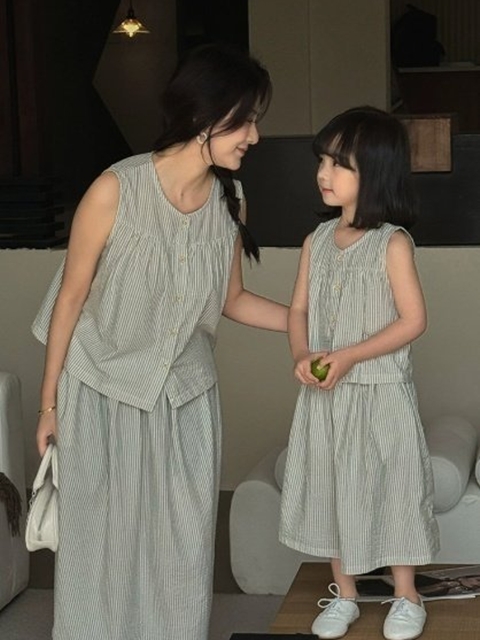 Mom Stripe Two-Piece