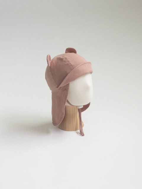 Cotton Bear Flap Cap