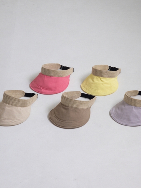 Woven Soft Brim Sun Cap