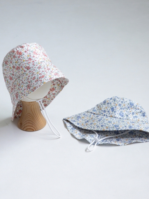 Flower Bucket Flap Cap