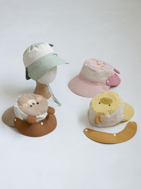 Animal Brim Flap Cap