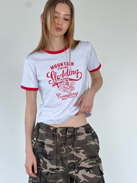 Popcorn Contrast Tee
