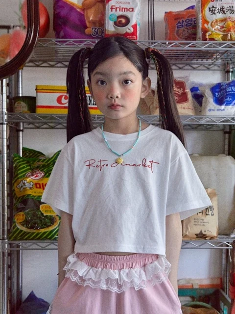 Retro Crop Short Sleeve Tee