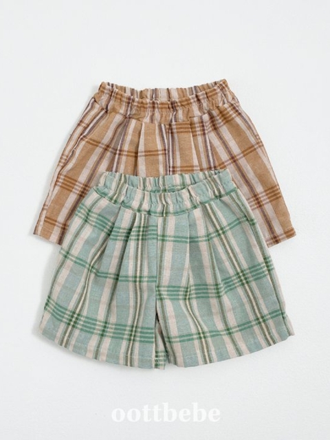 Classic Check Bermuda Pants