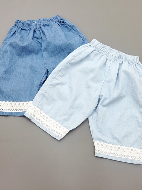 Denim Lace Pants Denim Lace Pants
