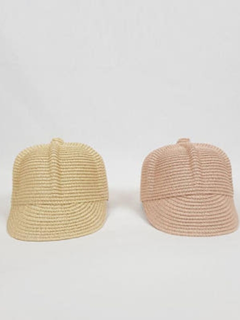 Round Equestrian Straw Hat
