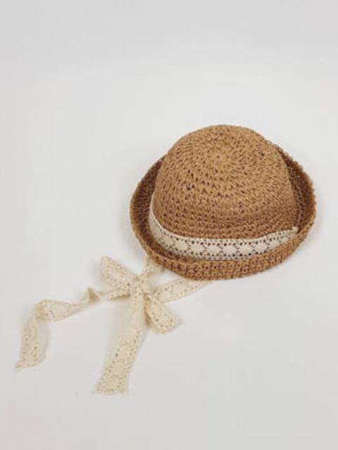 Lace Chaplin Straw Hat