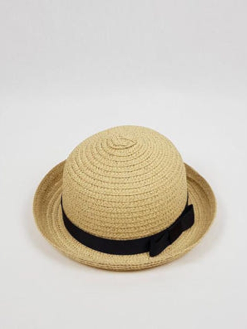 Banded Chaplin Straw Hat